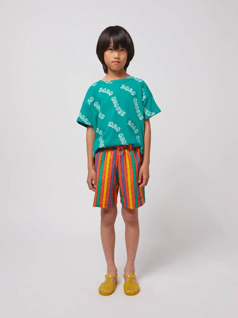 Bobo choses Multicolor Stripes woven shorts