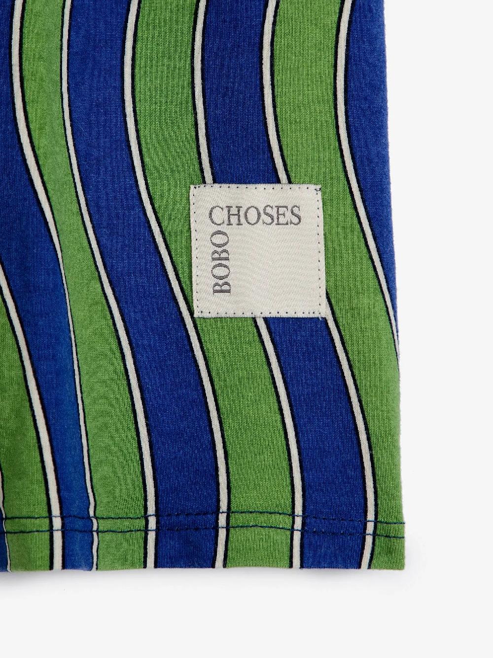 Bobo Choses Multicolor Waves Printed T-shirt