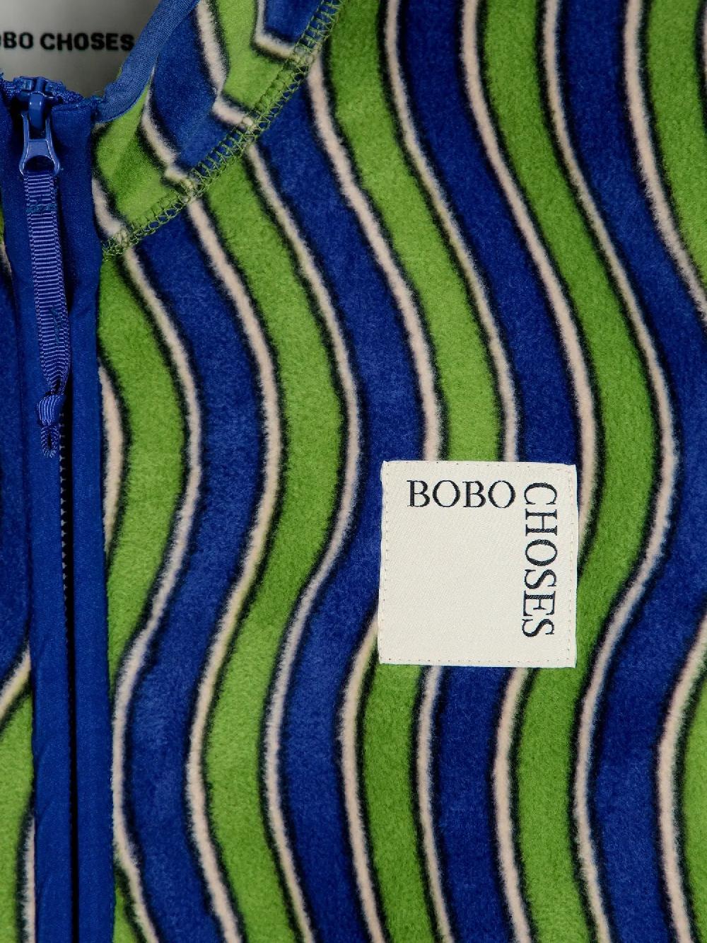 Bobo Choses Multicolour Waves Printed Polar Fleece