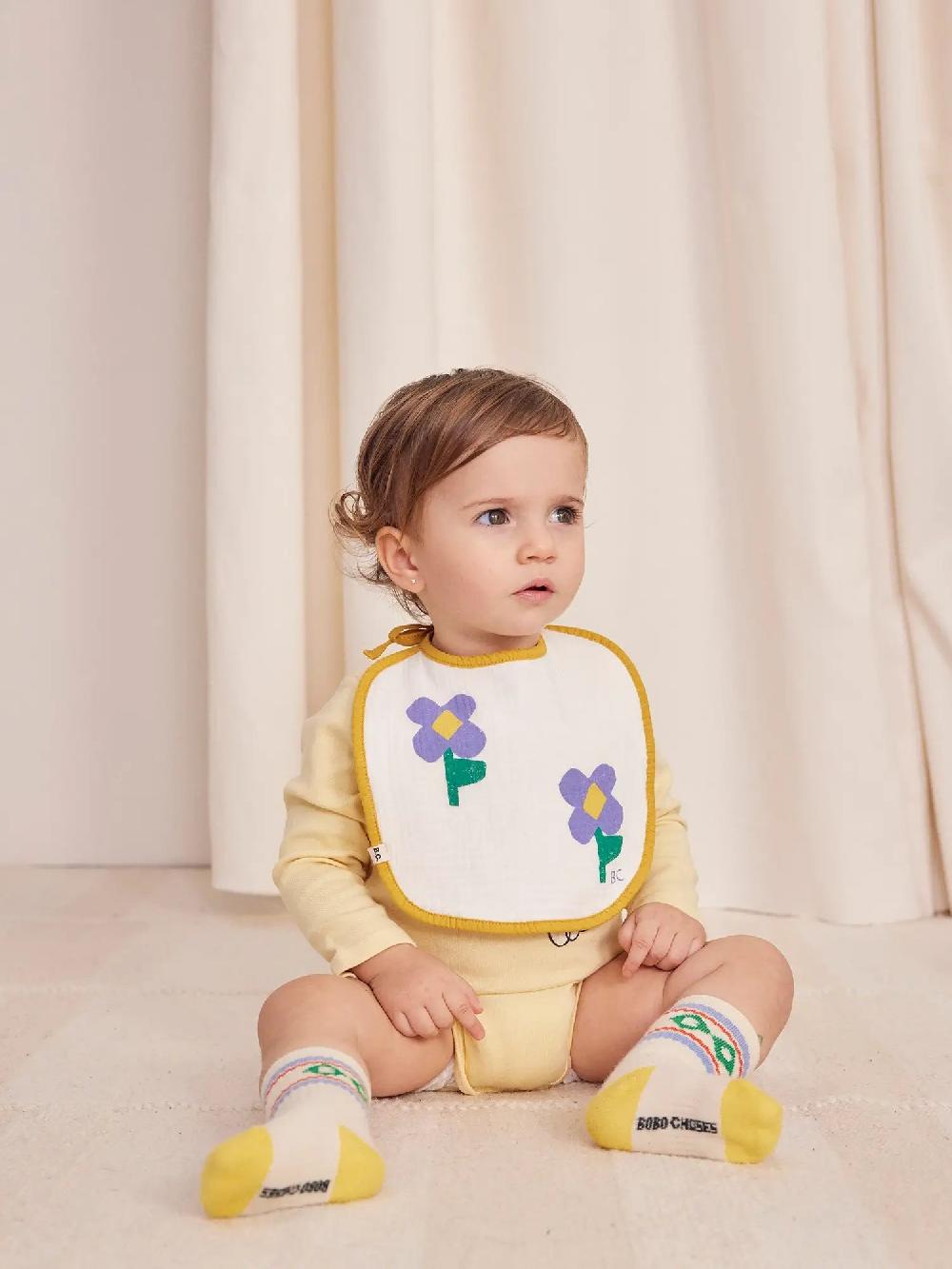Bobo Choses Pansy Flower Bib Set