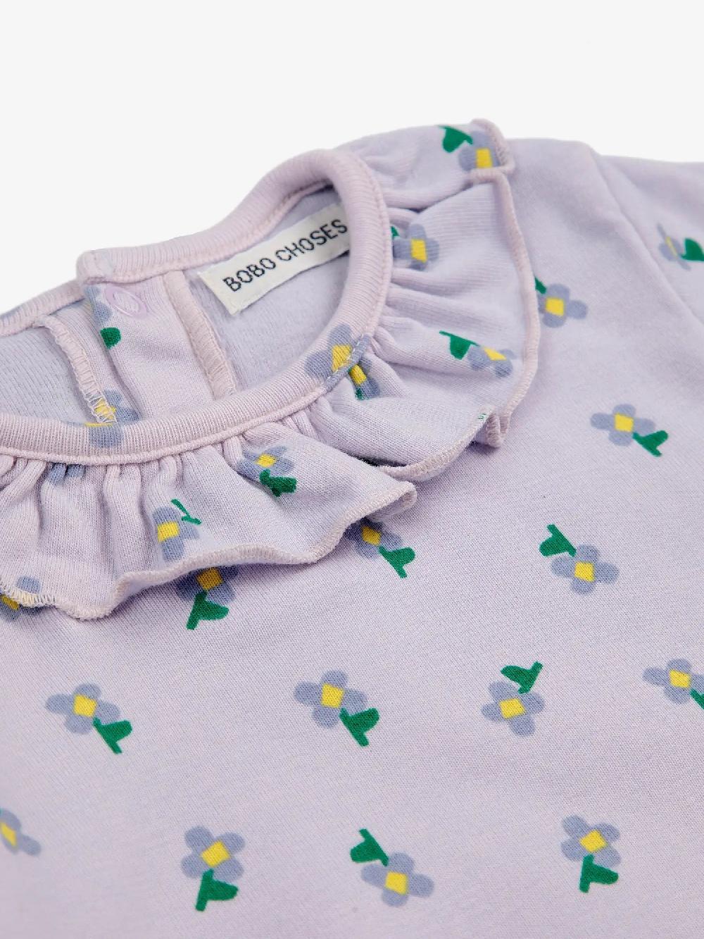 Bobo Choses Pansy Flower Ruffle Body
