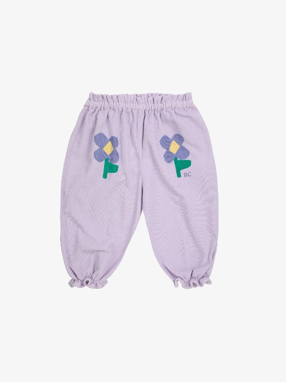 Bobo choses Pansy Flowers woven paperbag pants