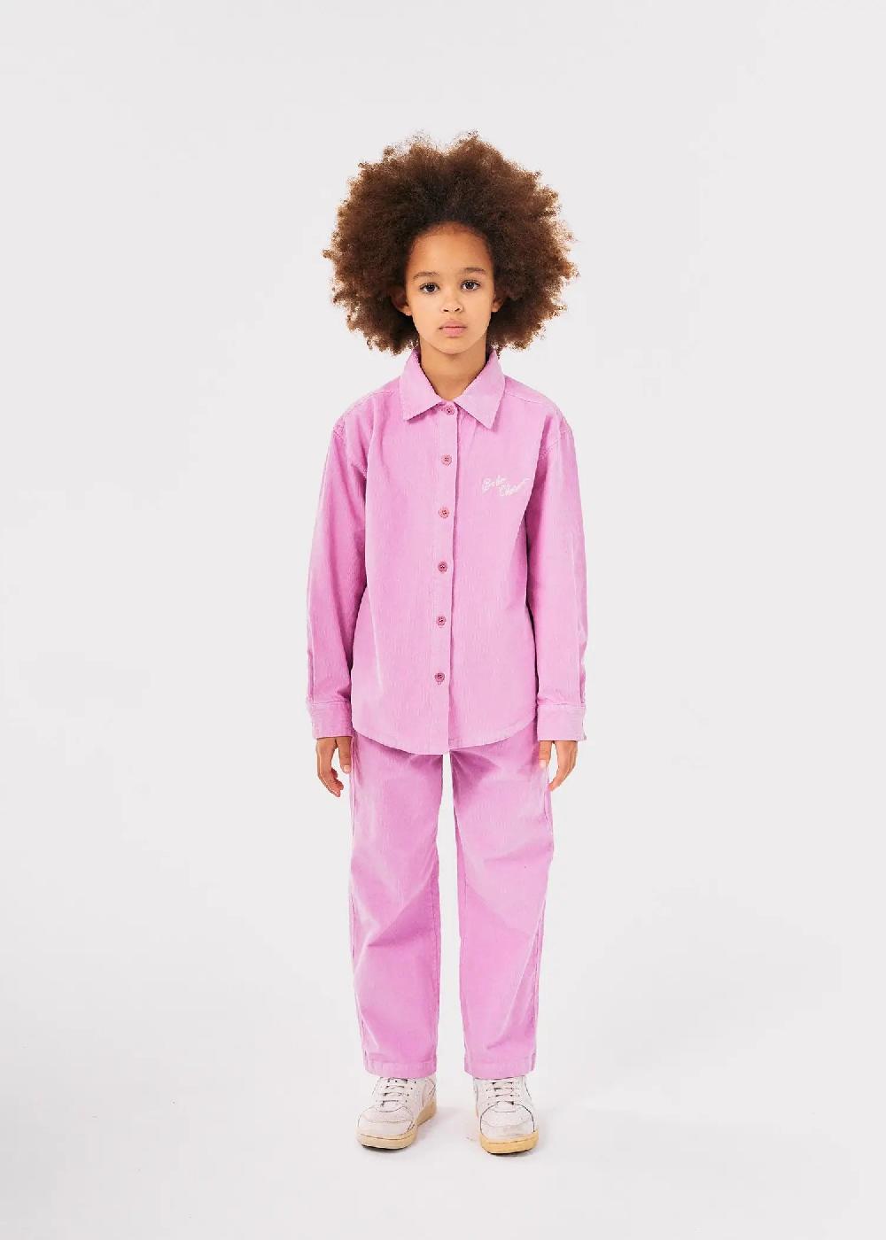 Bobo Choses Bobo Choses Pink Corduroy Straight Pants