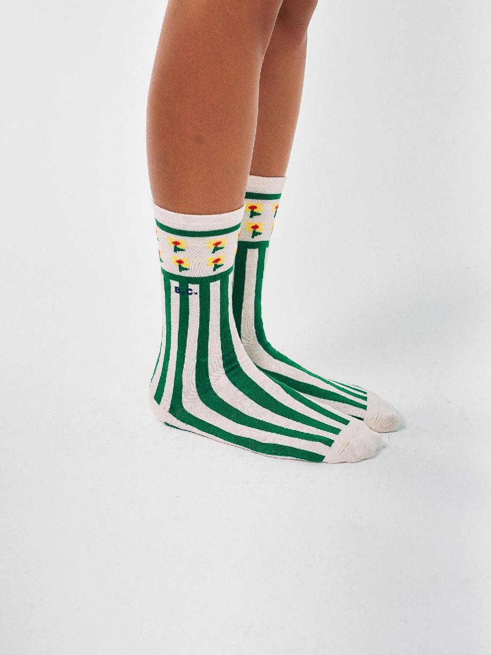 Bobo choses Pixel Flower long socks