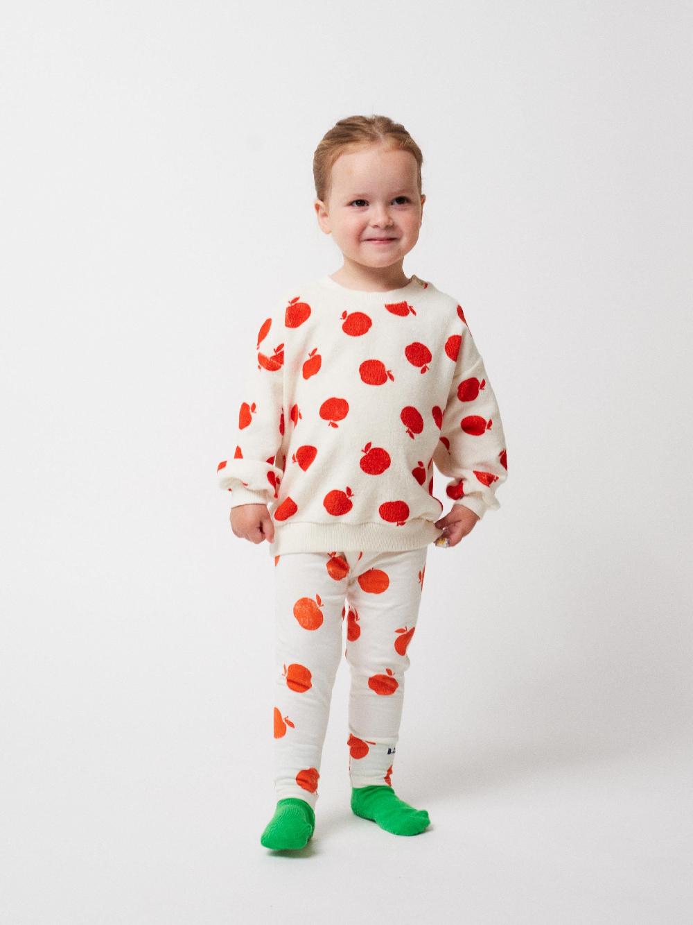 Bobo Choses Poma All Over Ecru Leggings