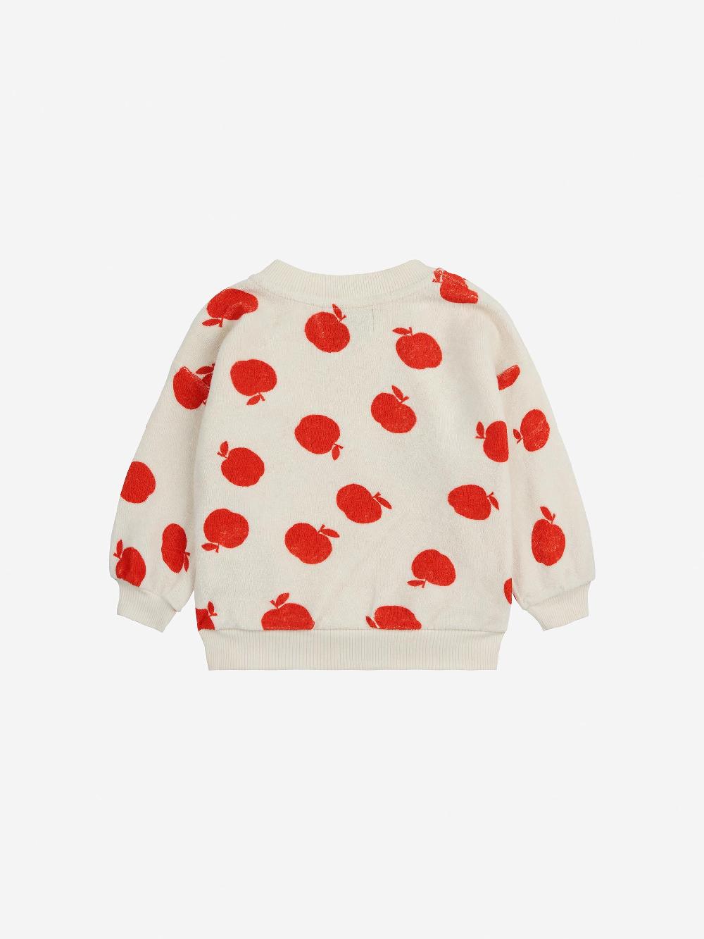 Bobo Choses Poma All Over Ecru Terry Sweatshirt