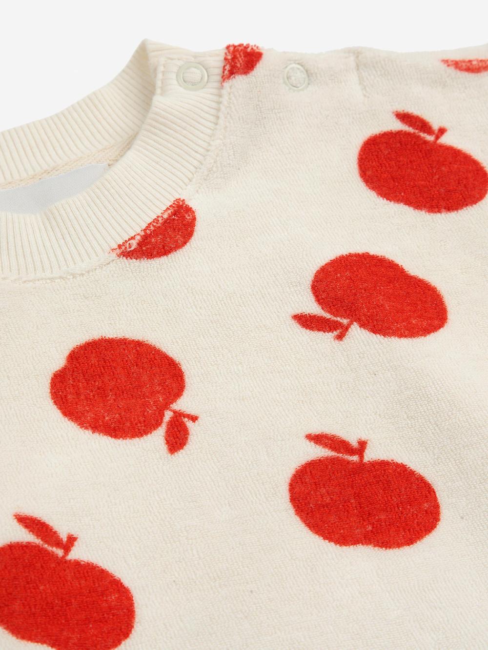 Bobo Choses Poma All Over Ecru Terry Sweatshirt