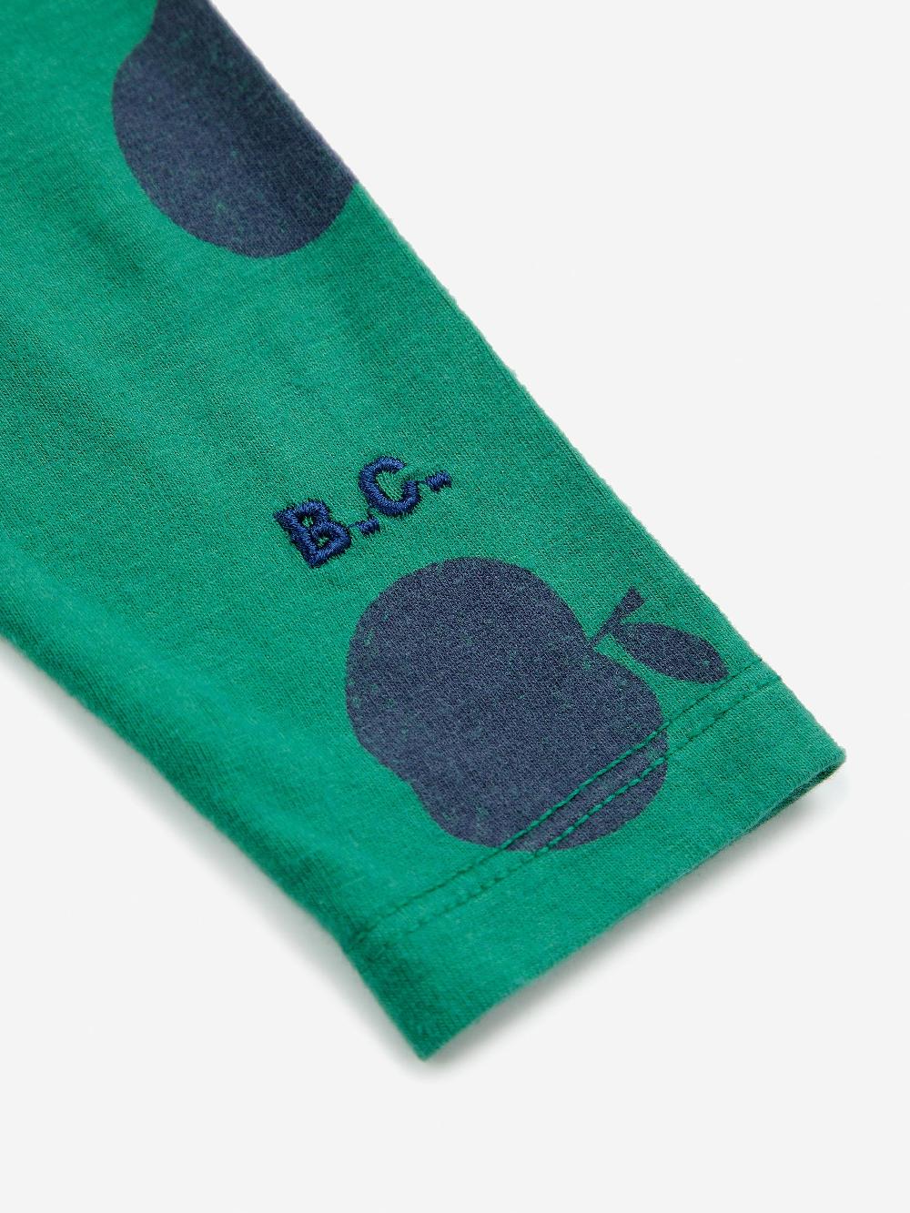 Bobo Choses Poma All Over Green Leggings