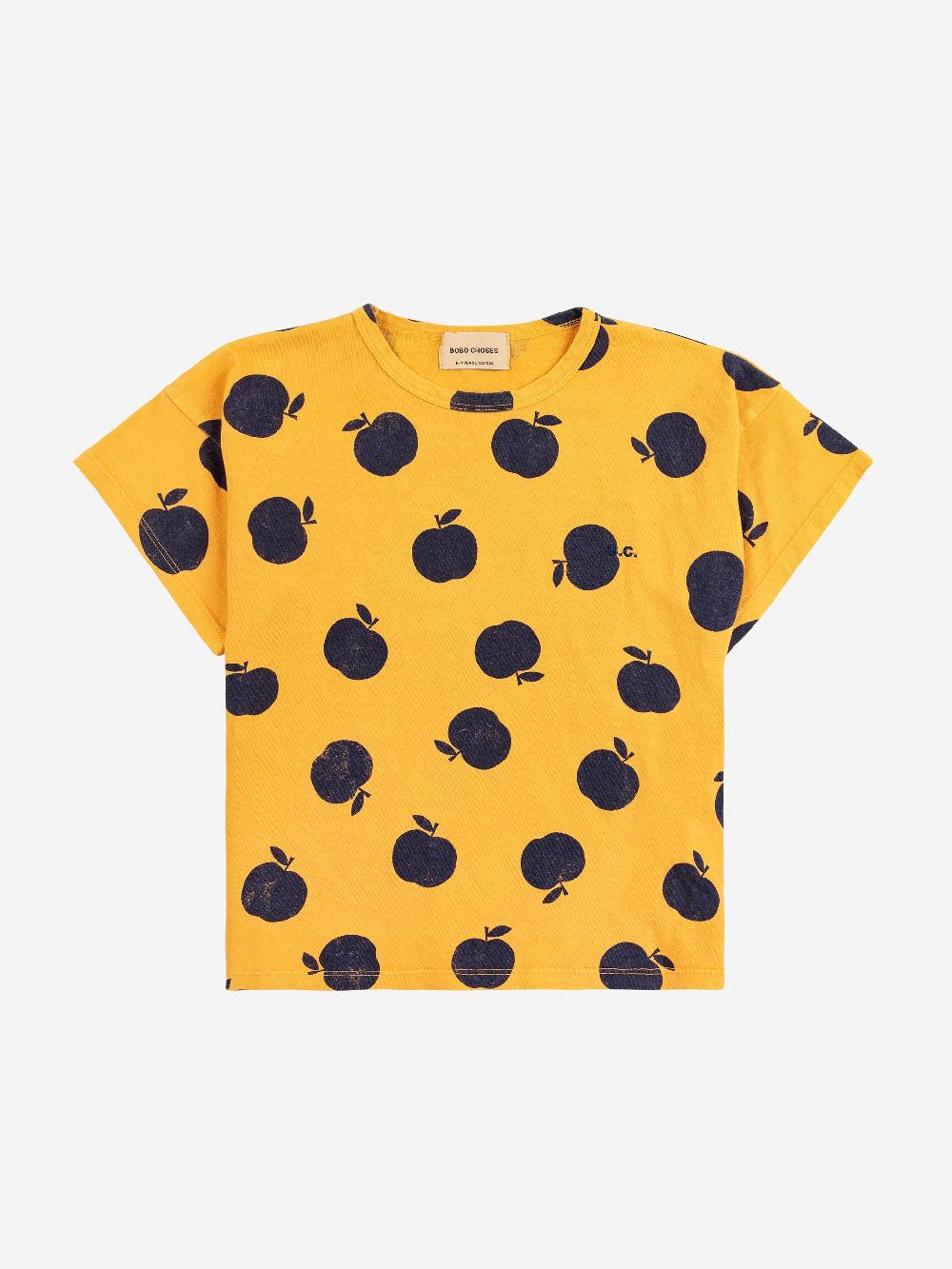 Bobo Choses Poma All Over Yellow T-shirt