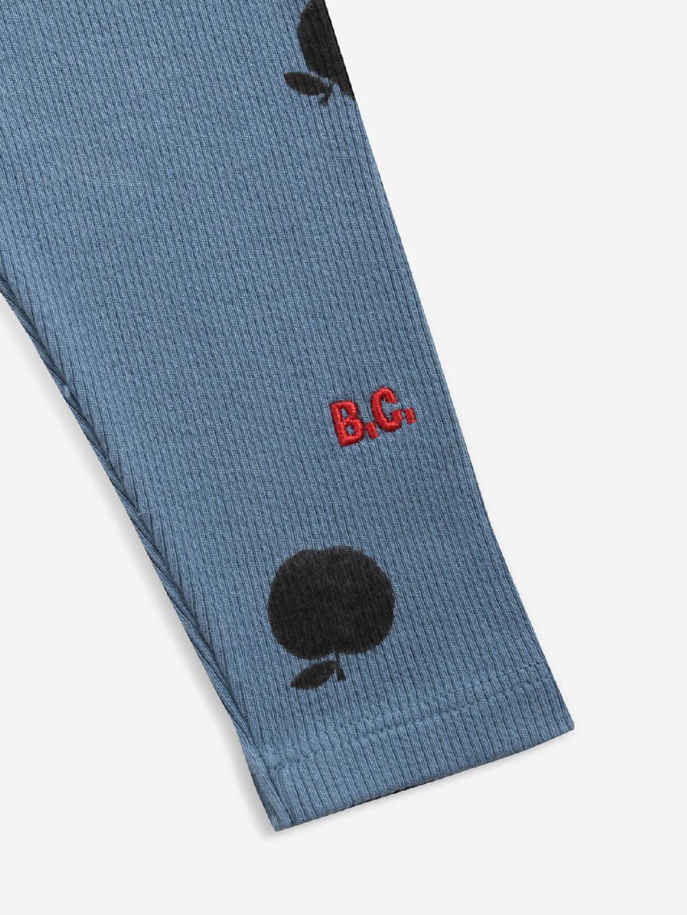 Bobo Choses Poma Allover Blue Baby Leggings