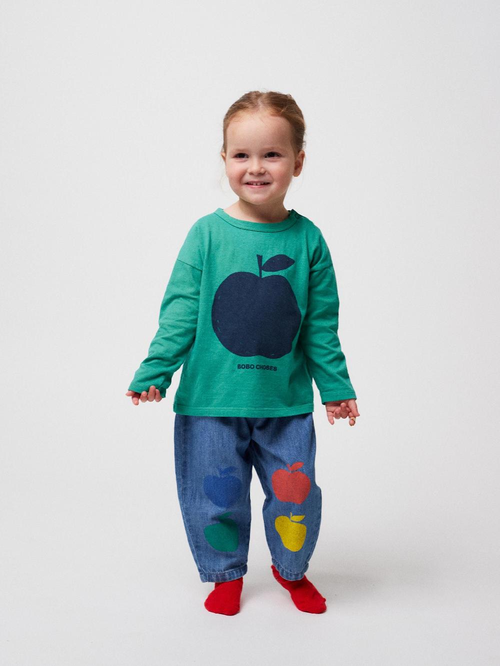 Bobo Choses Poma Green T-shirt