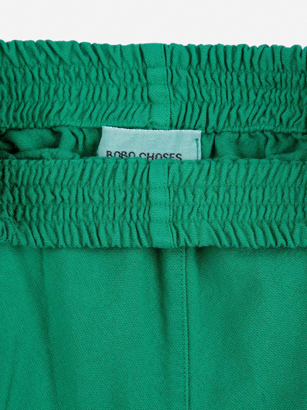 Bobo Choses Poma Green Woven Pants