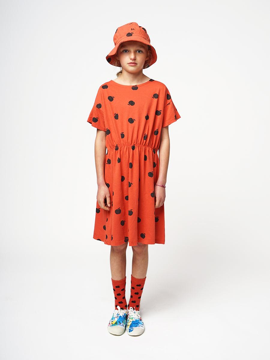Bobo Choses Poma Red Allover Dress