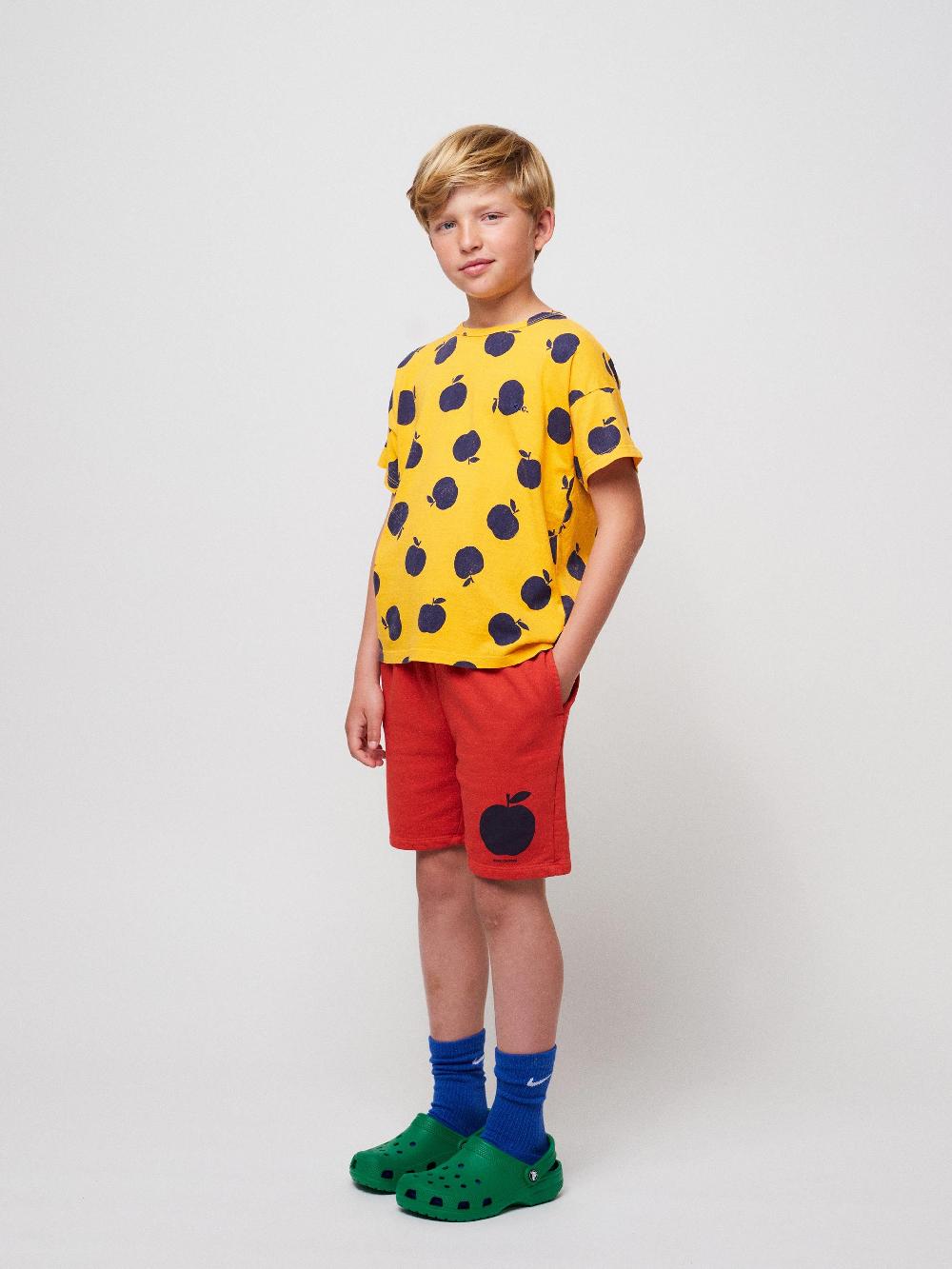 Bobo Choses Poma Red Bermuda Shorts
