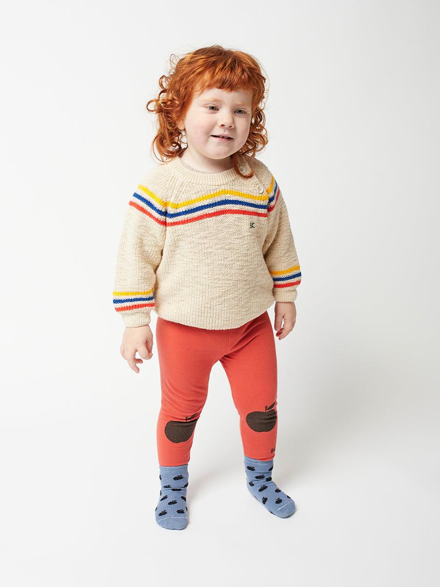 Bobo Choses Poma Red Leggings