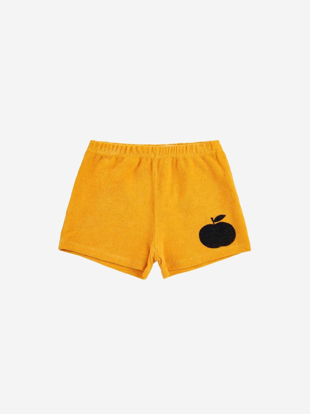 Bobo choses Poma yellow terry shorts