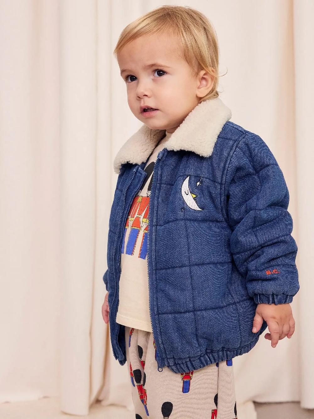 Bobo choses quilted denim jacket