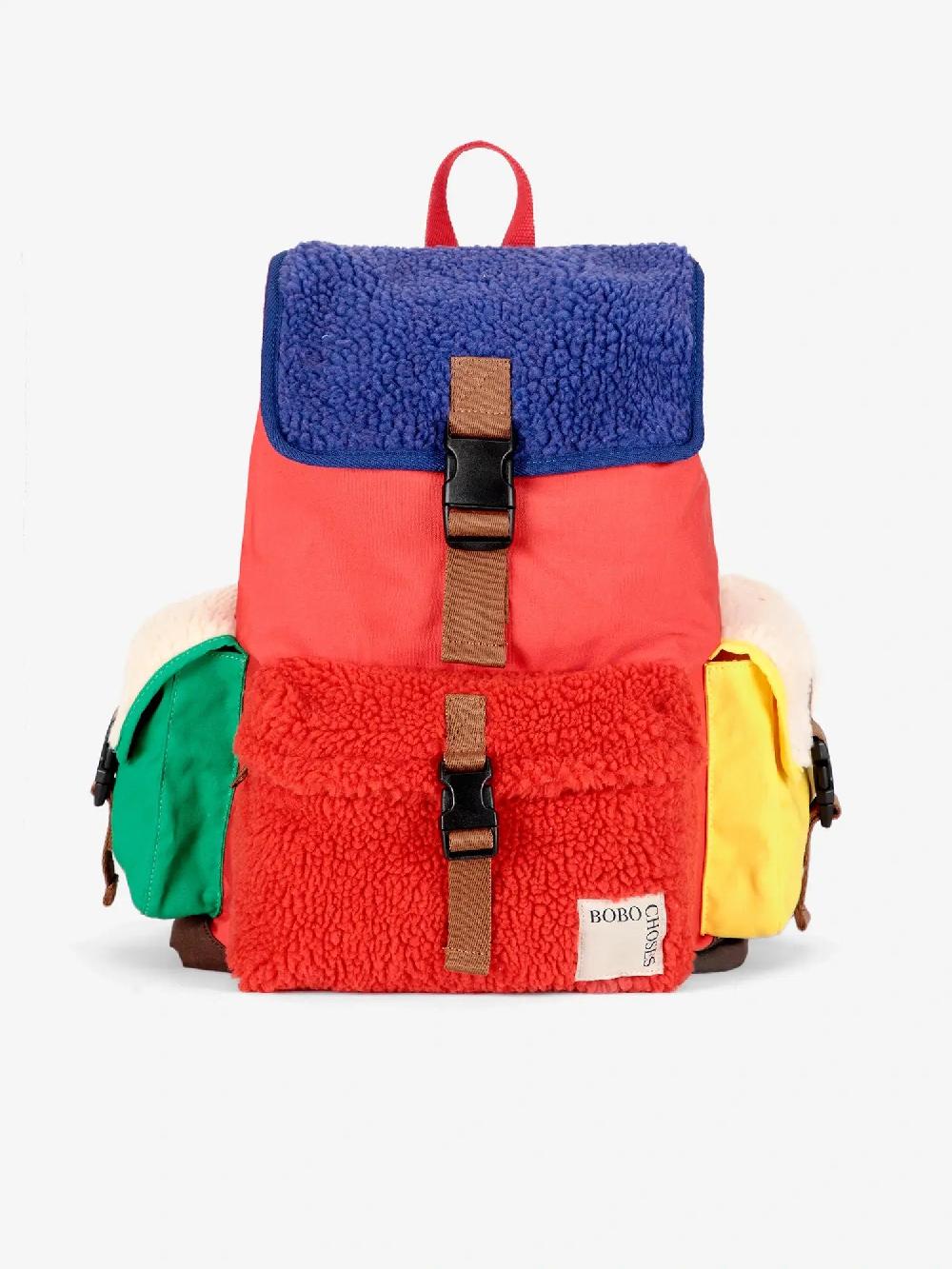 Bobo choses Sheepskin Color Block backpack
