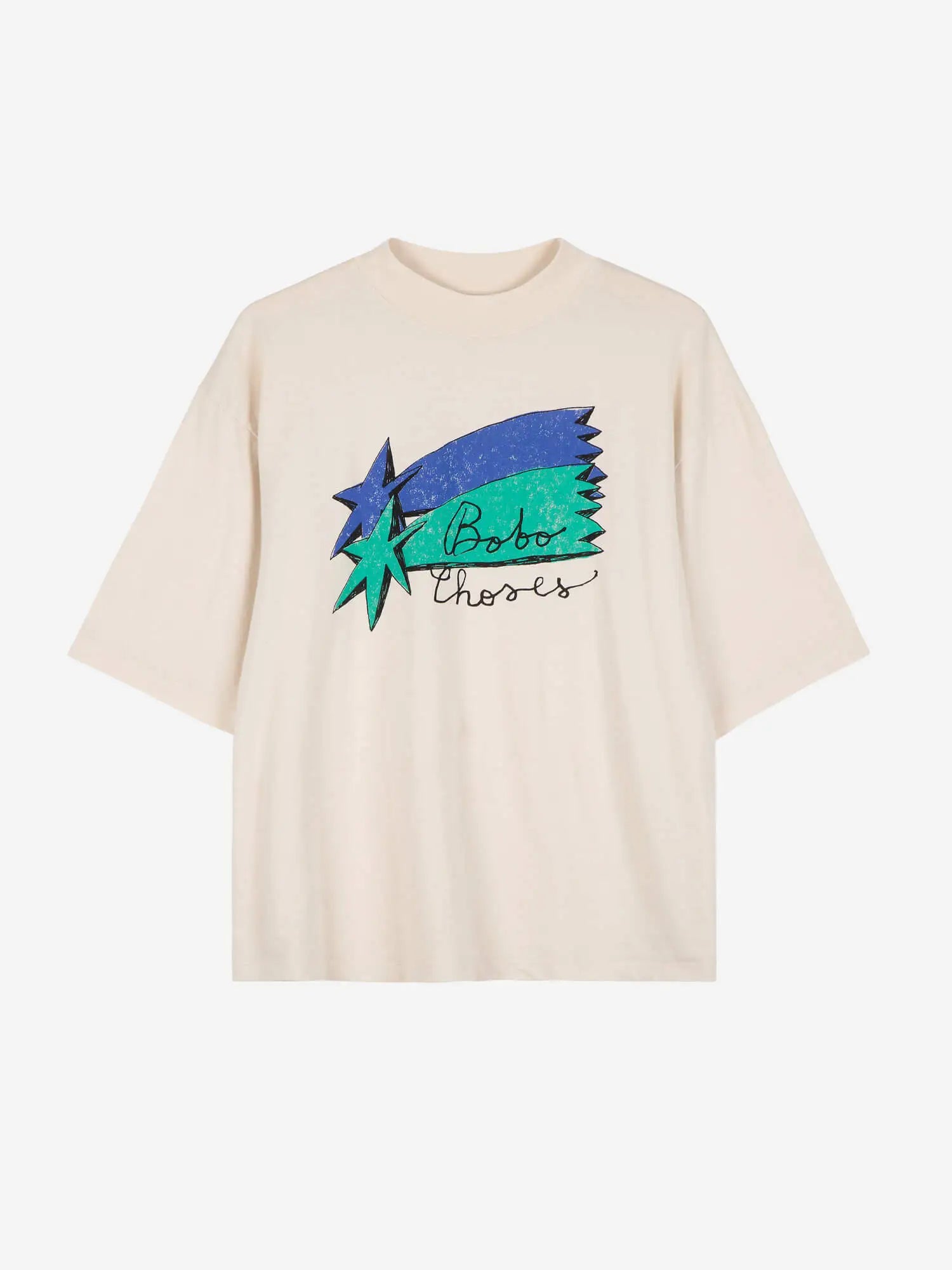 Bobo Choses Shooting Stars Mock-neck T-shirt