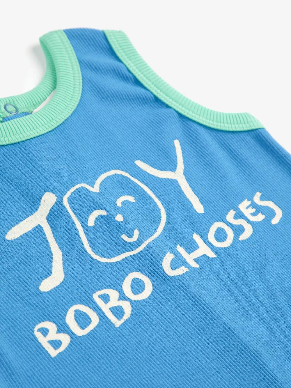 Bobo Choses Smiling Blue Playsuit