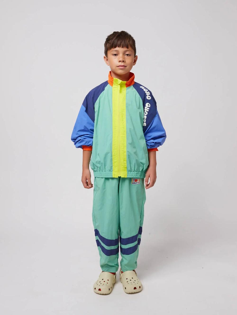 Bobo Choses Smiling Color Block Tracksuit Pants