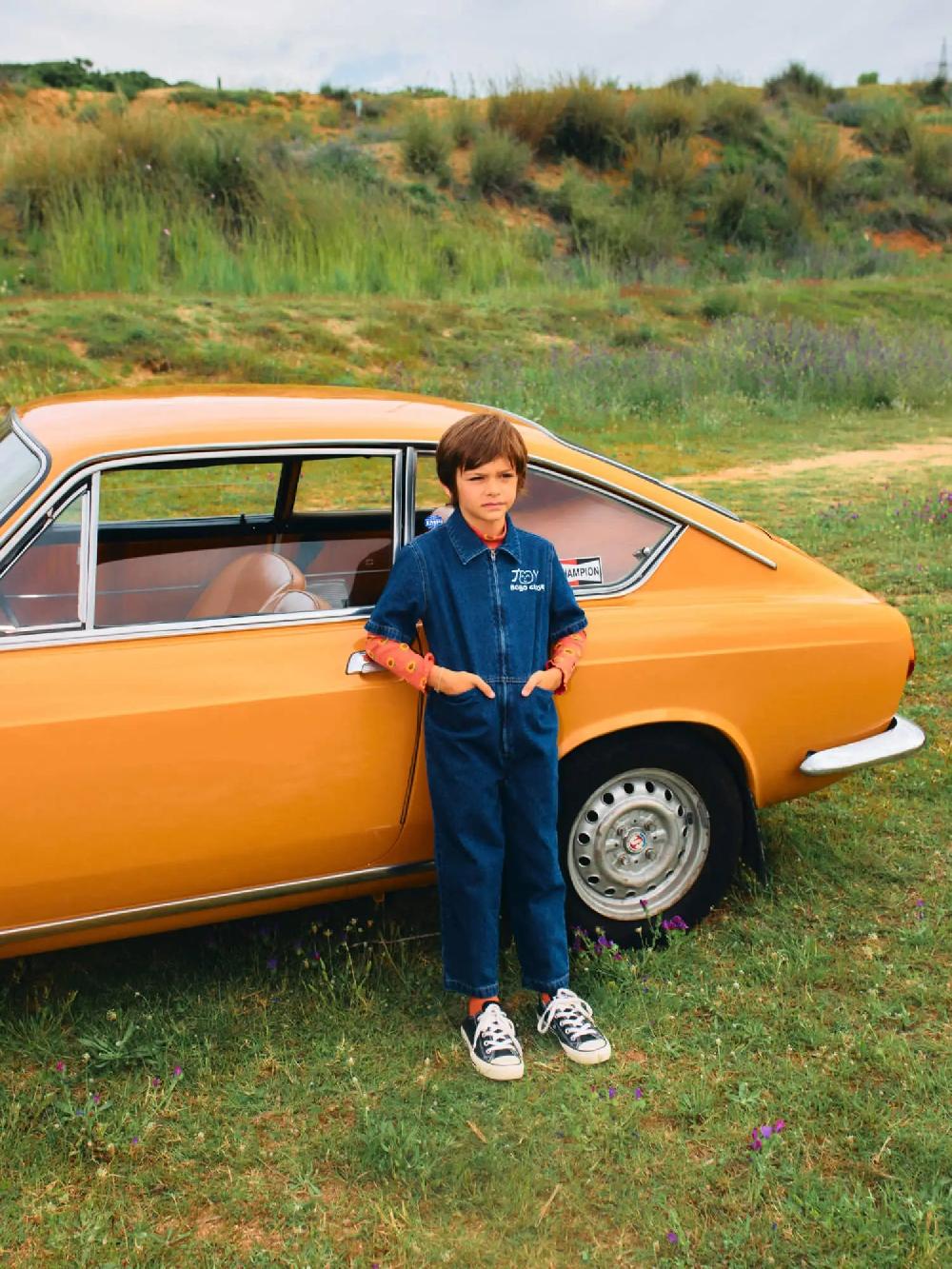 Bobo choses Smiling denim overall