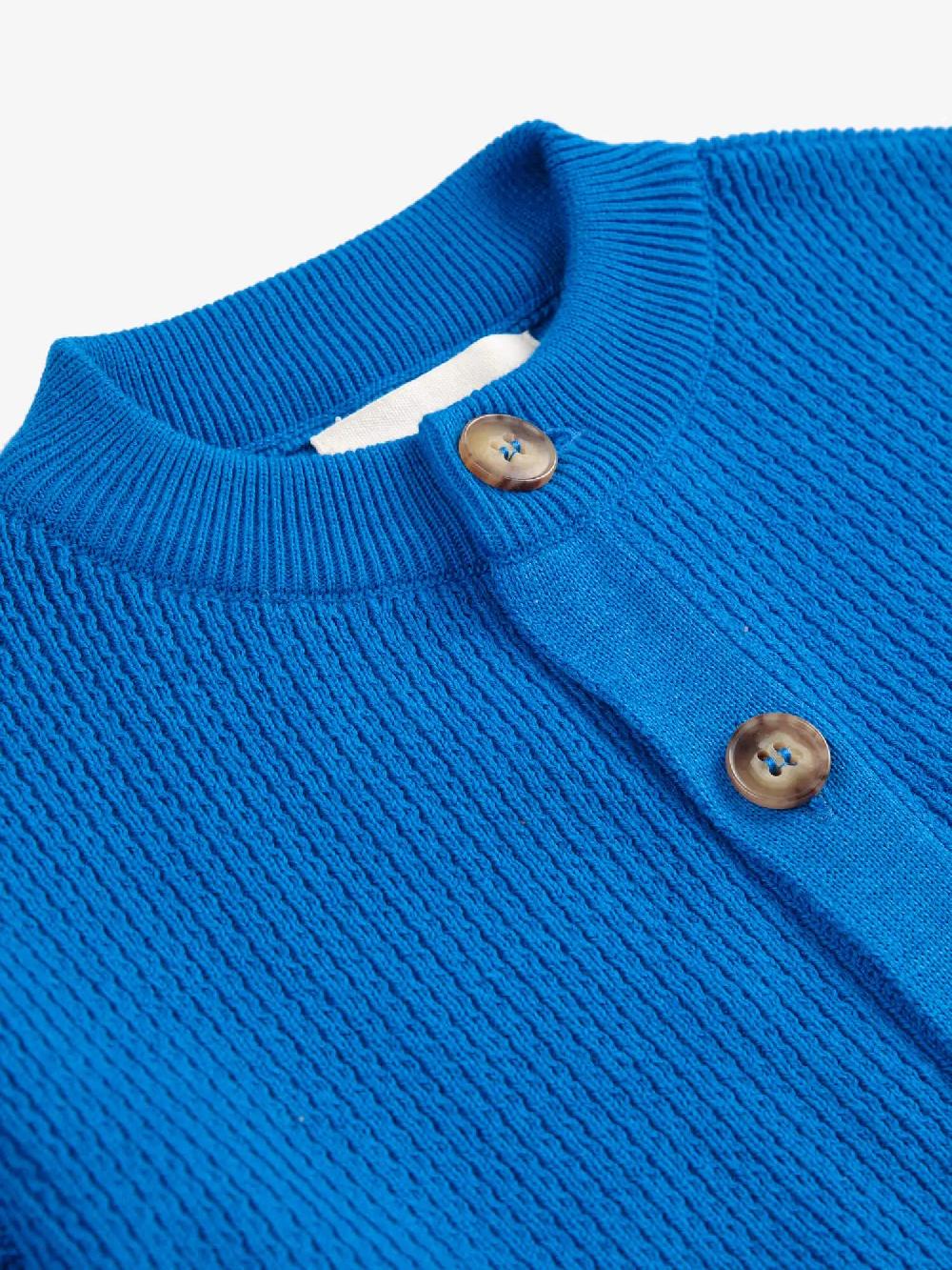 Bobo Choses Smiling Open Work Cardigan