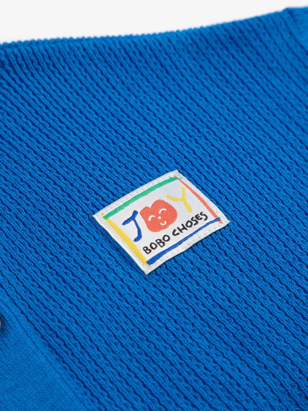 Bobo Choses Smiling Open Work Cardigan