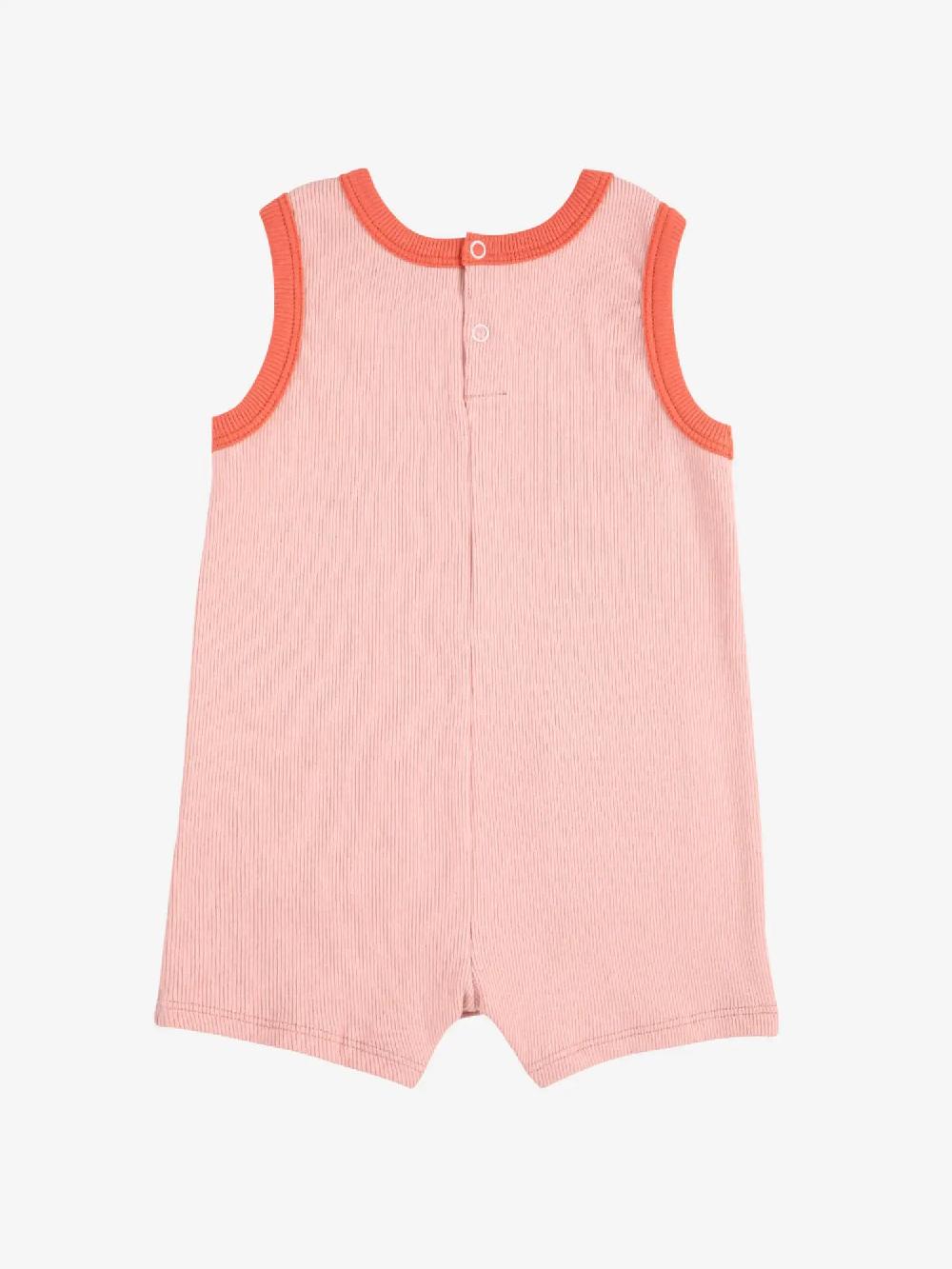 Bobo Choses Smiling Pink Playsuit