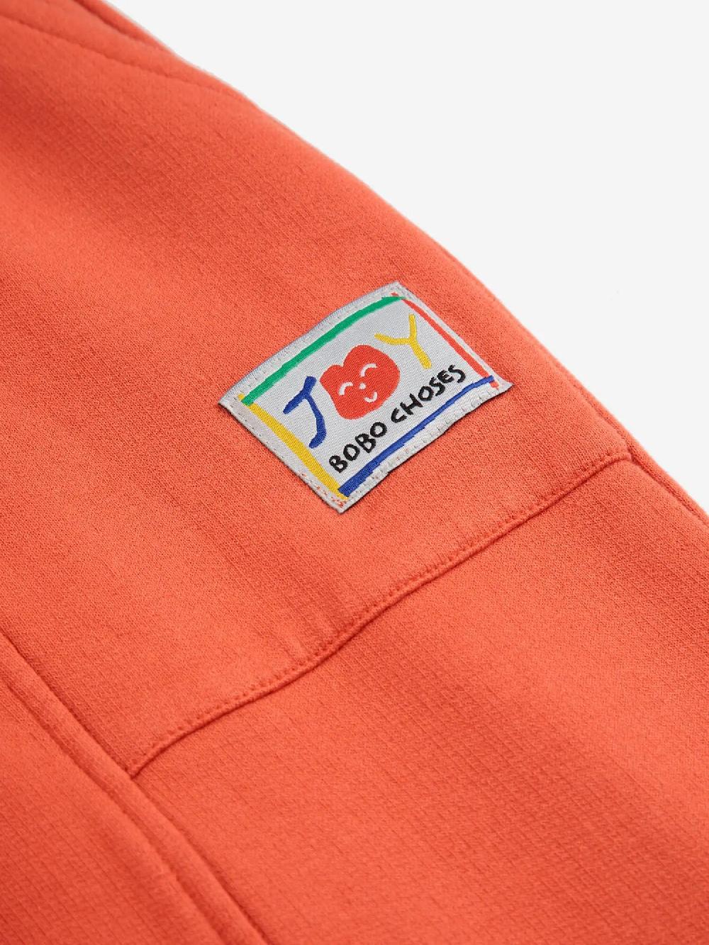 Bobo Choses Smiling Red Jogging Pants