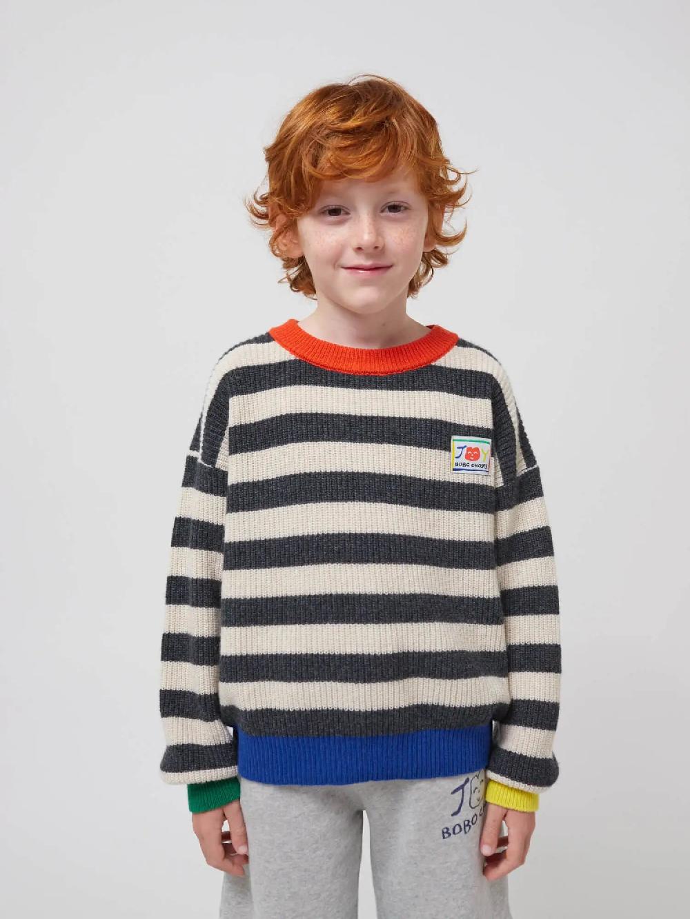 Bobo choses Smiling stripes jumper