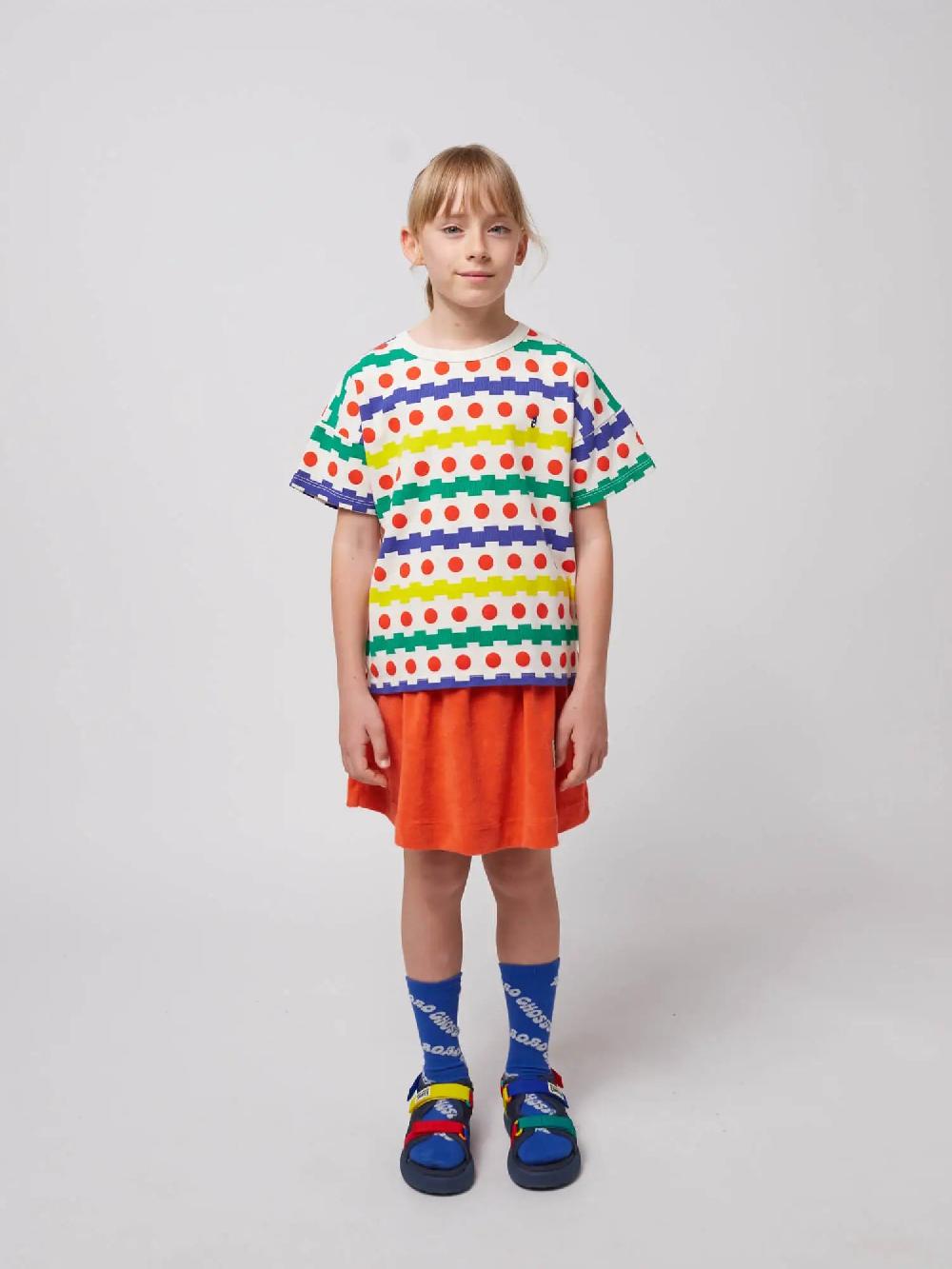 Bobo Choses Smiling Terry Cloth Skirt