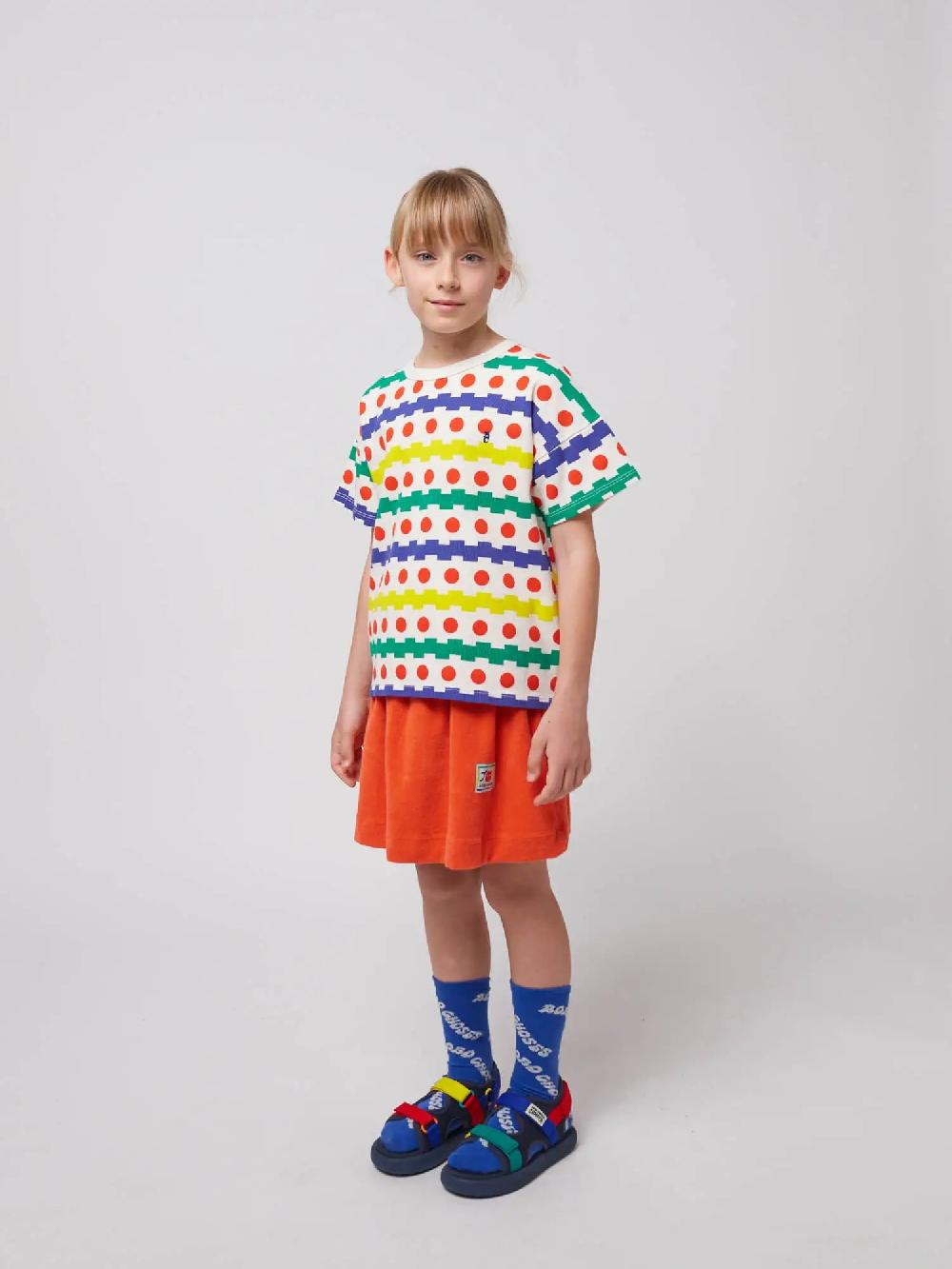 Bobo Choses Smiling Terry Cloth Skirt