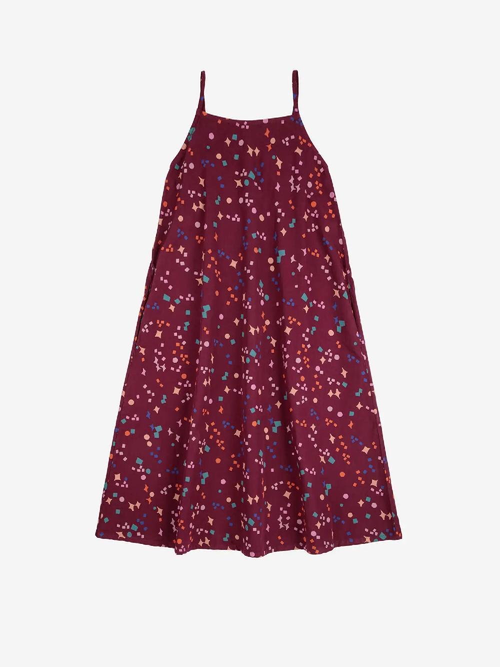 Bobo Choses Sparkles All Over Strap Woven Dress