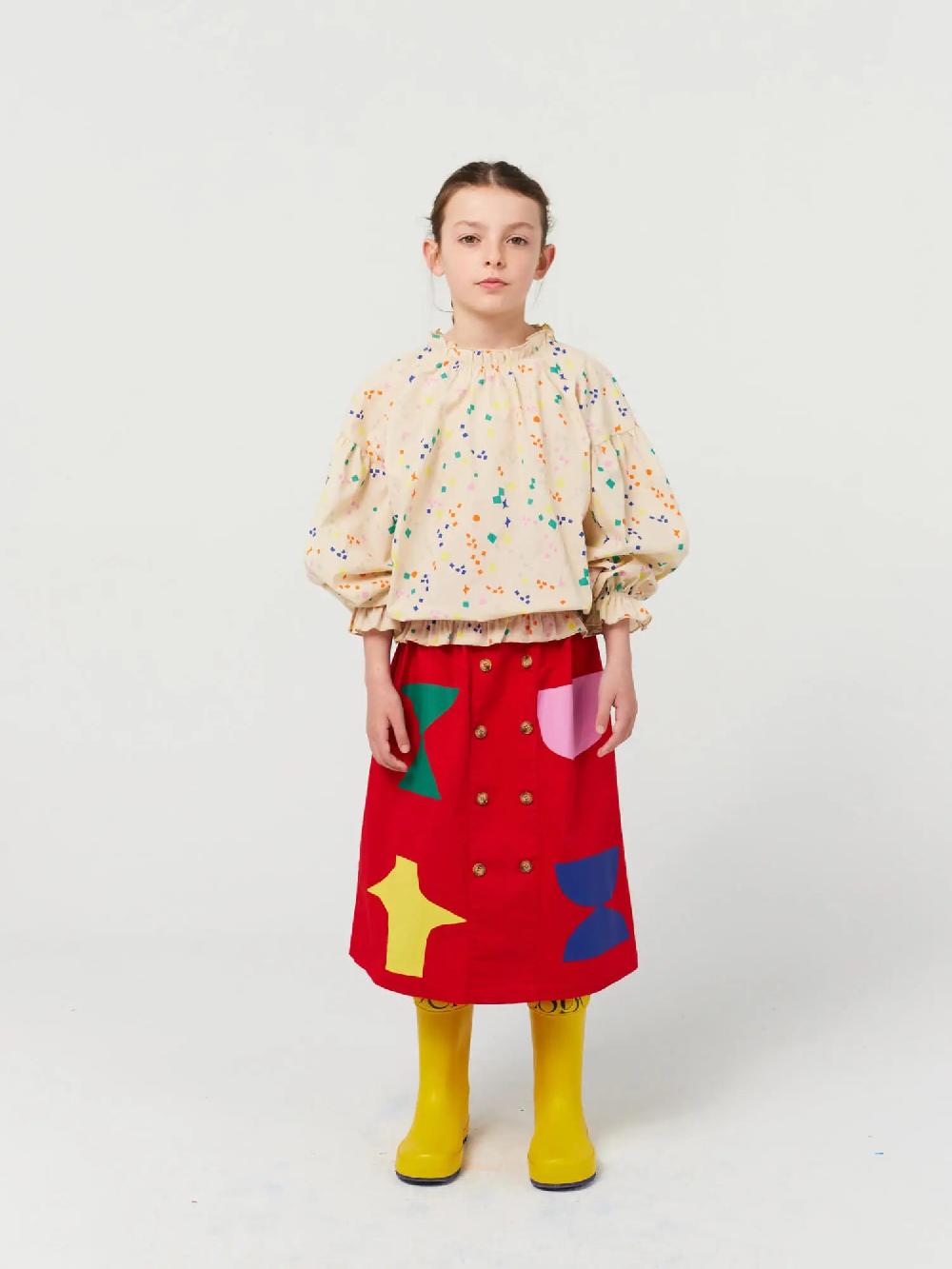 Bobo Choses Sparkles All Over Woven Blouse