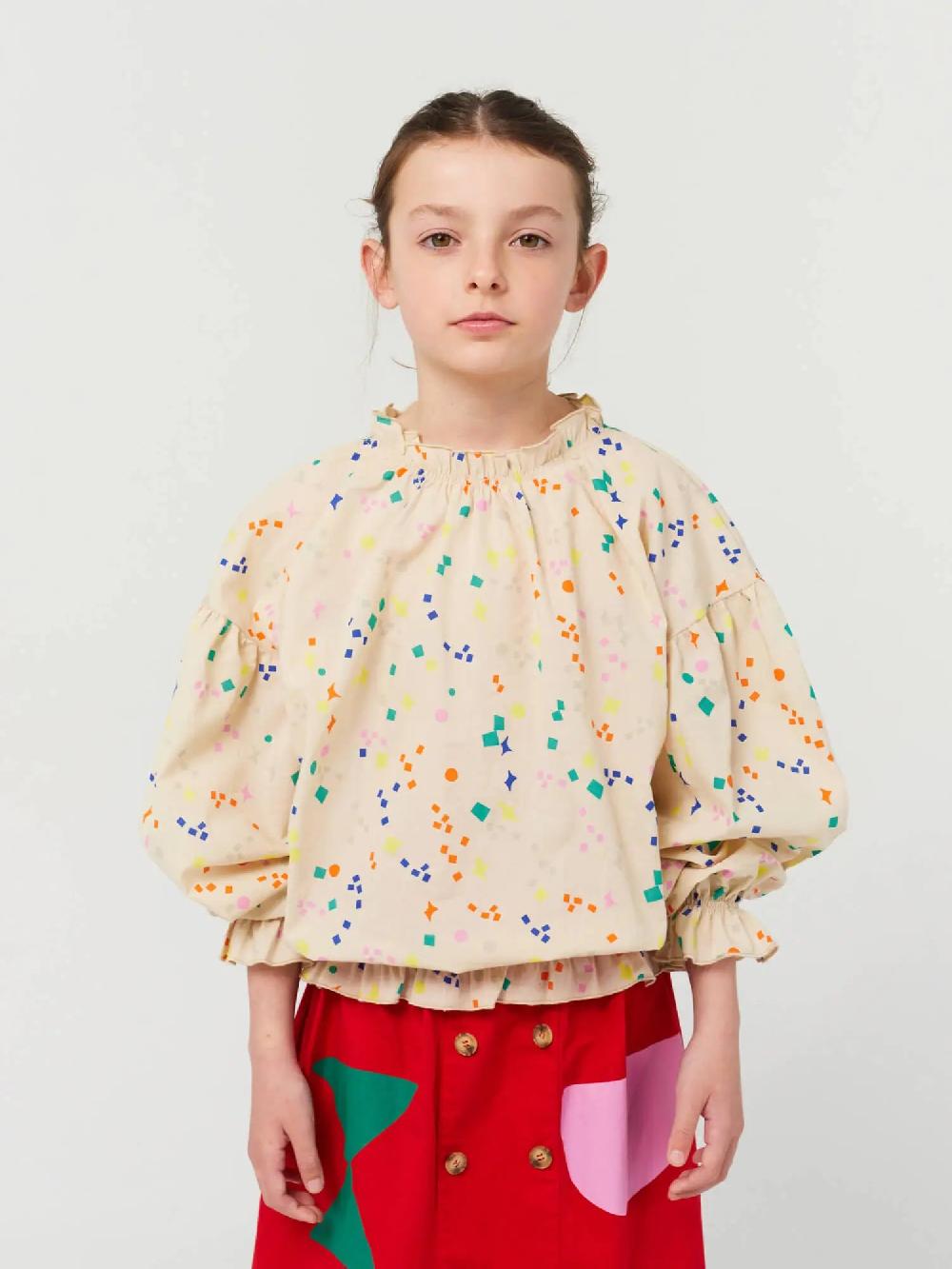 Bobo choses Sparkles all over woven blouse
