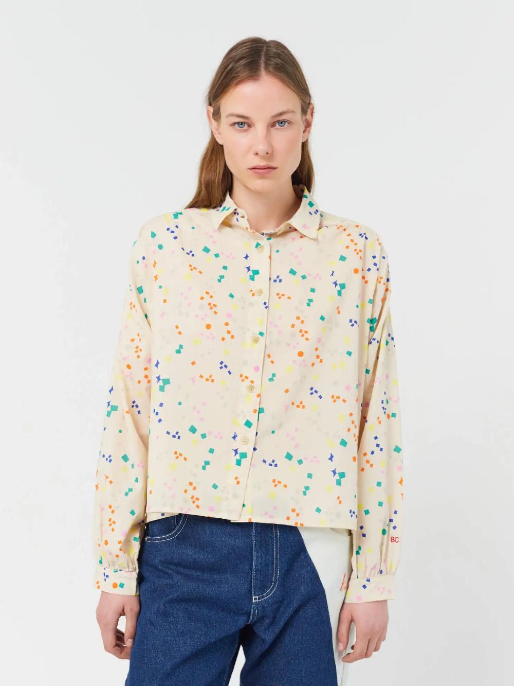 Bobo Choses Sparkles Gathered Shirt