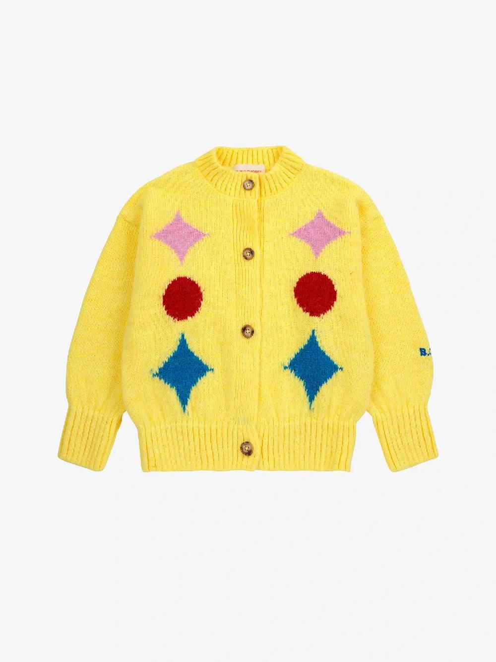 Bobo Choses Sparkles Intarsia Cardigan