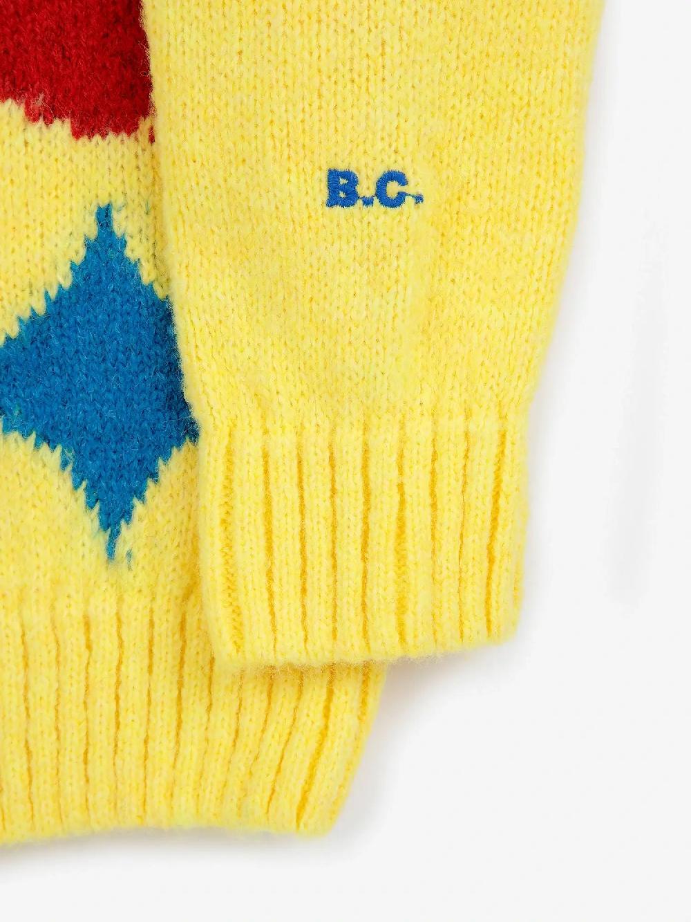 Bobo Choses Sparkles Intarsia Cardigan