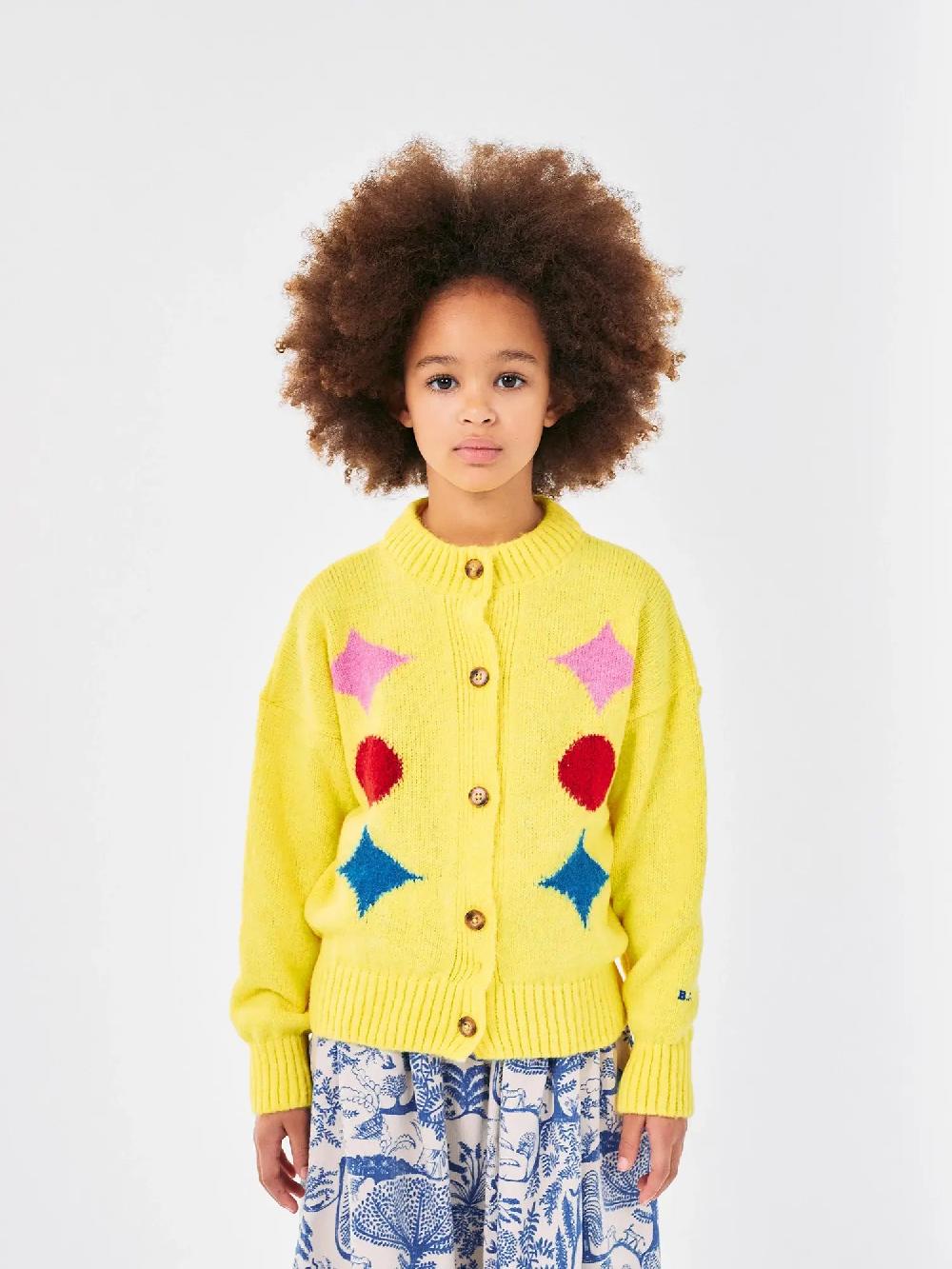 Bobo choses Sparkles intarsia cardigan