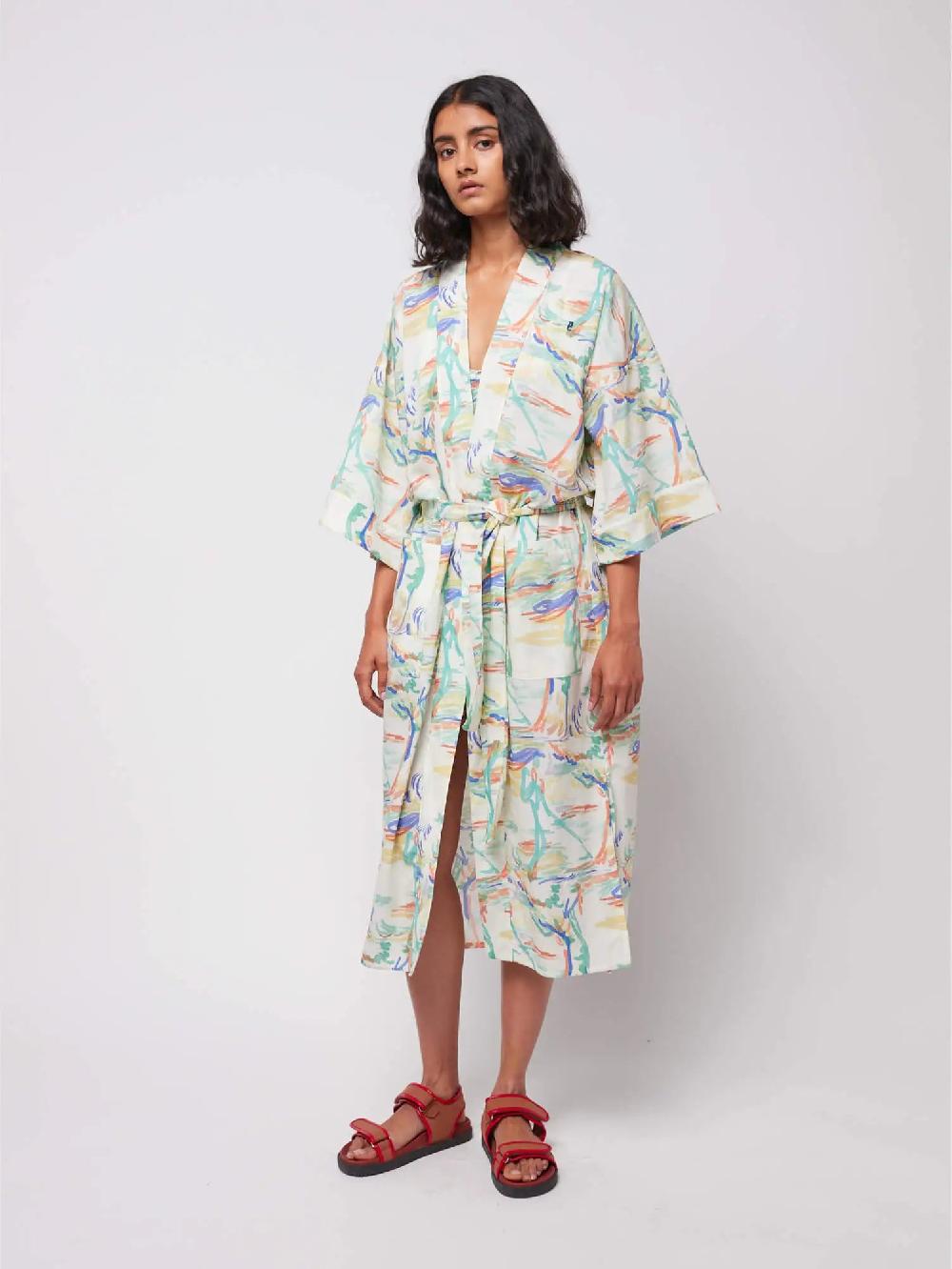 Bobo choses Spring landscape print kimono