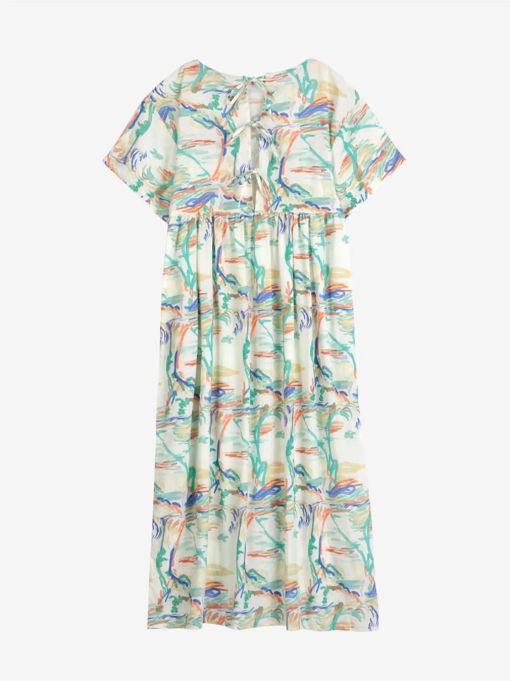 Bobo Choses Spring Landscape Print Loose Dress