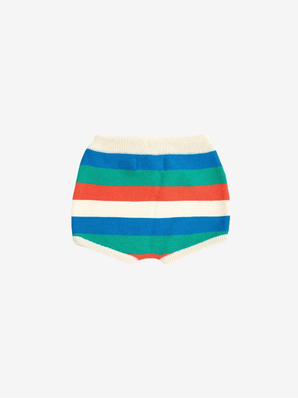 Bobo Choses Striped Knitted Shorts