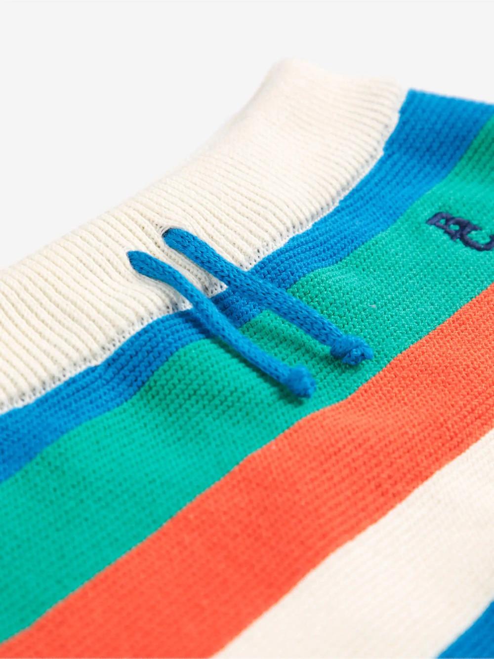 Bobo Choses Striped Knitted Shorts