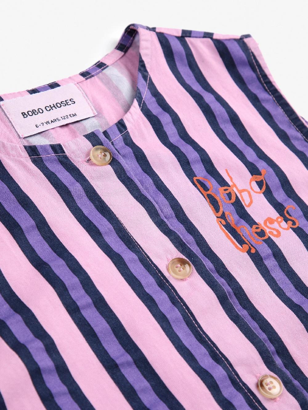 Bobo Choses Stripes All Over Sleevless Shirt