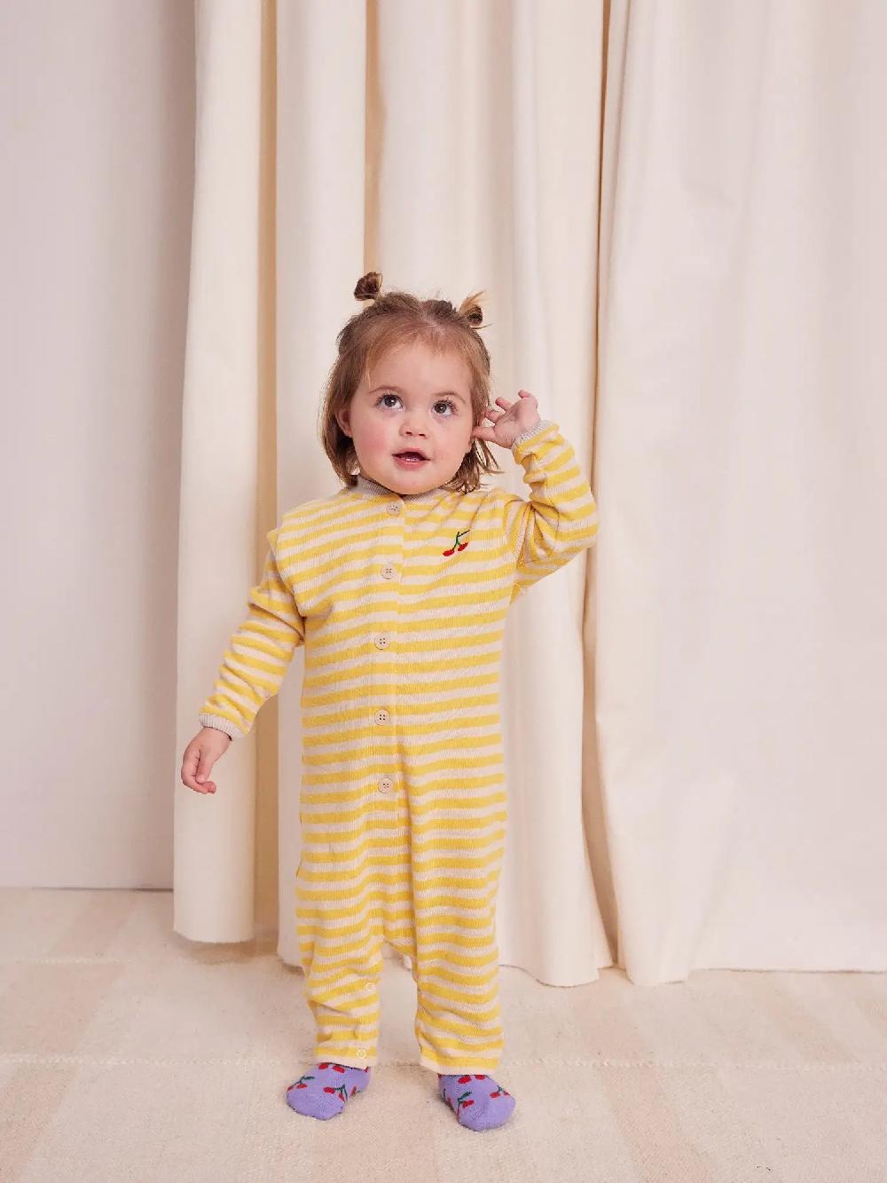 Bobo Choses Stripes Terry Overall