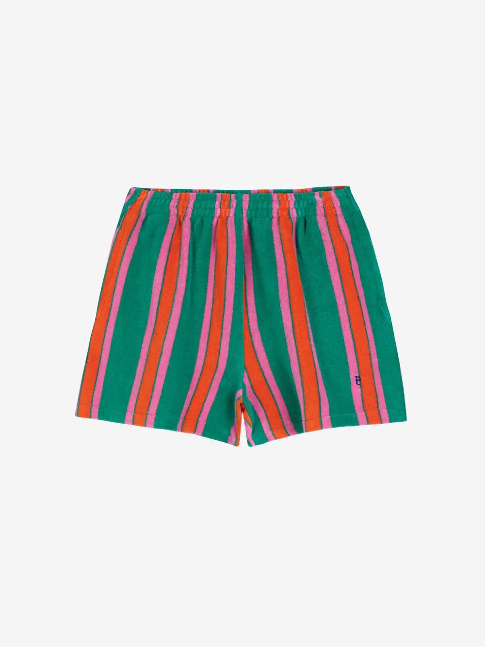 Bobo choses Stripes terry shorts