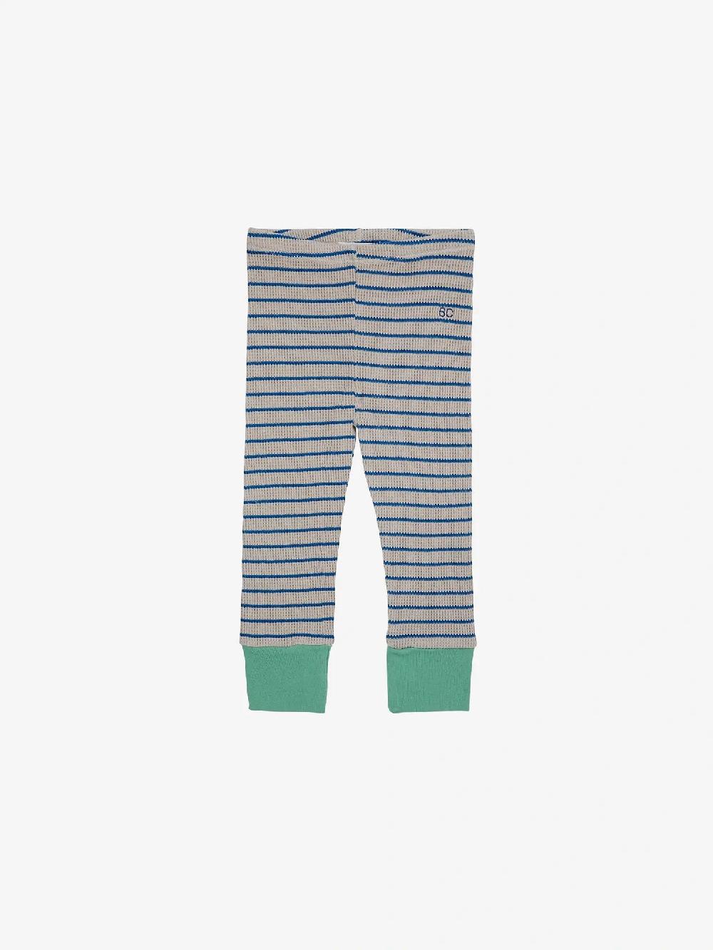 Bobo choses Stripes waffle leggings