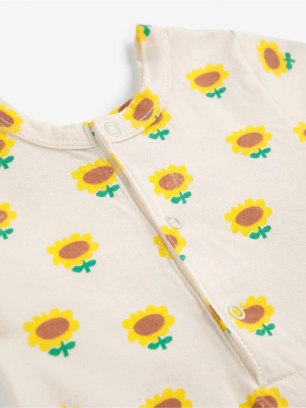 Bobo Choses Sunflower All Over Playsuit
