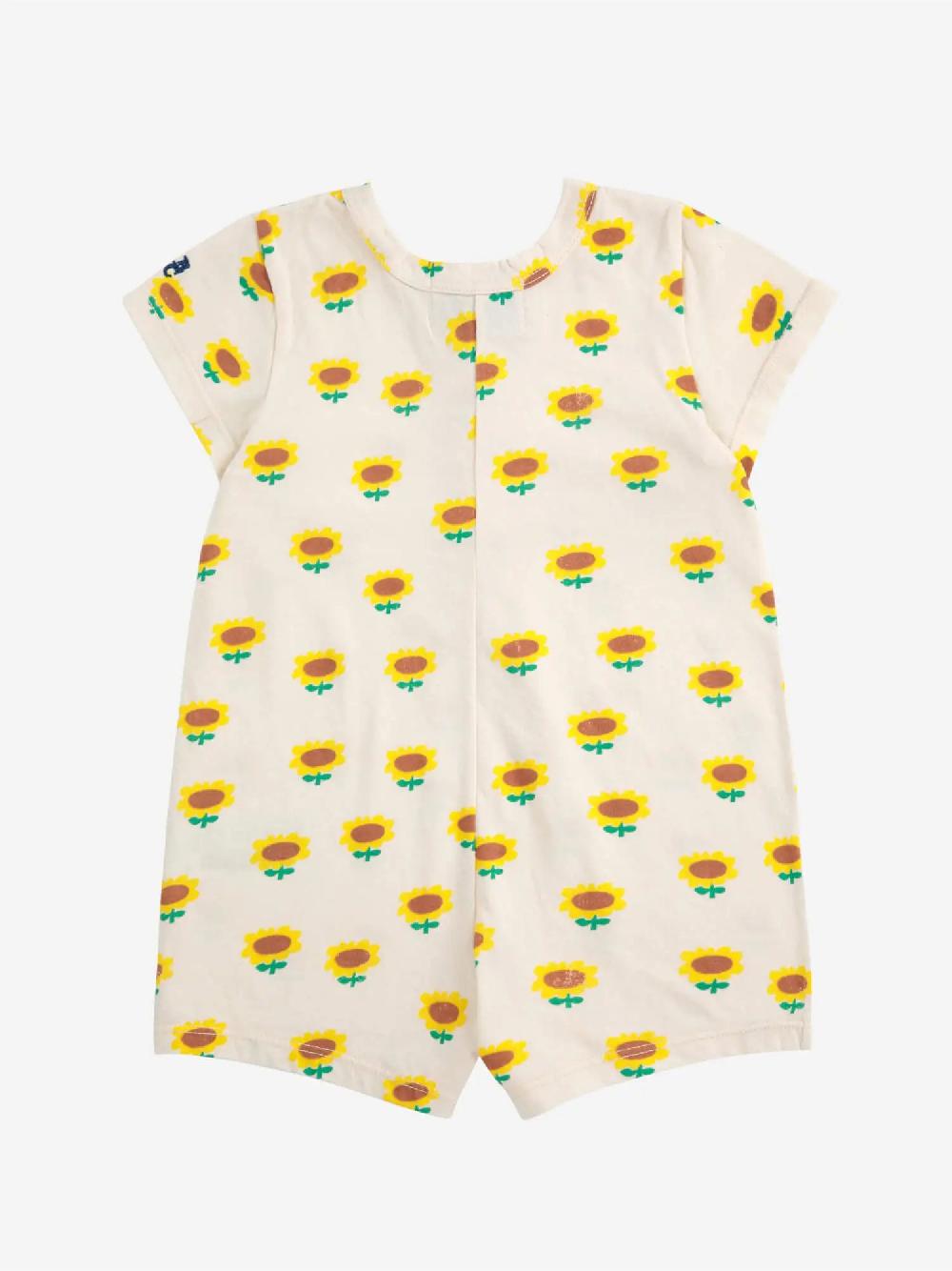 Bobo Choses Sunflower All Over Playsuit